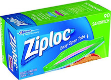 Ziploc Sandwich Bags, 90 Count